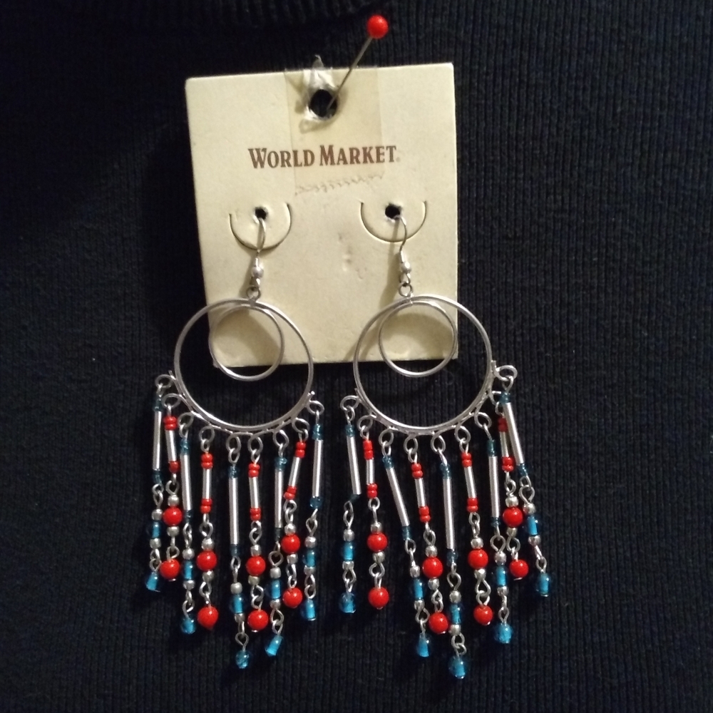 World Market Hoop Earrings